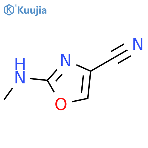 2-(methylamino)-1,3-oxazole-4-carbonitrile structure