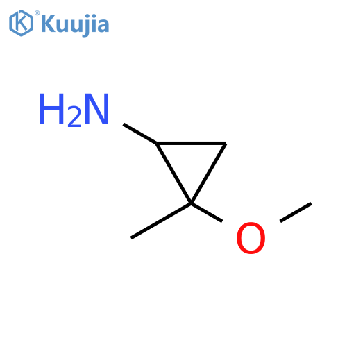 2-methoxy-2-methylcyclopropan-1-amine structure