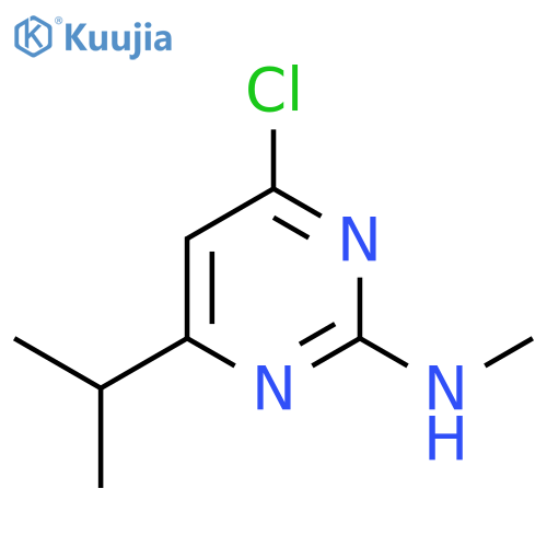 2-Pyrimidinamine, 4-chloro-N-methyl-6-(1-methylethyl)- structure