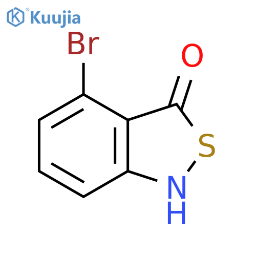2,1-Benzisothiazol-3(1H)-one, 4-bromo- structure