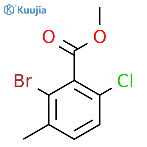 Methyl 2-bromo-6-chloro-3-methylbenzoate structure