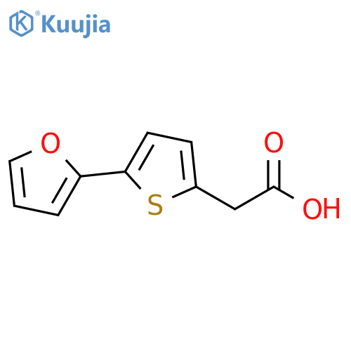 2-Thiopheneacetic acid, 5-(2-furanyl)- structure