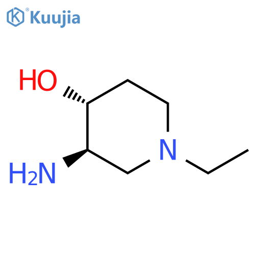3-amino-1-ethylpiperidin-4-ol hydrochloride structure