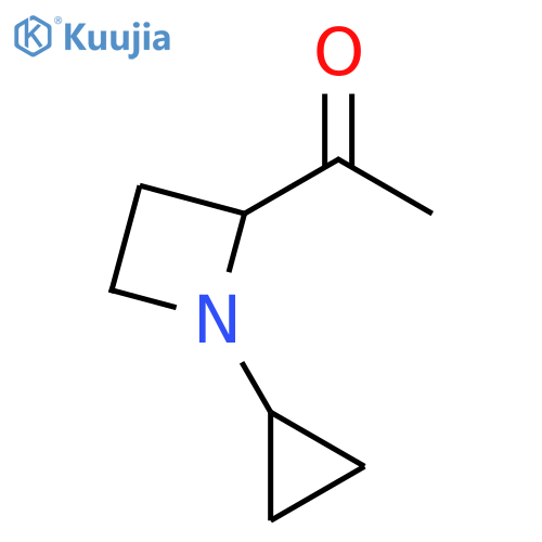 1-(1-cyclopropylazetidin-2-yl)ethan-1-one structure