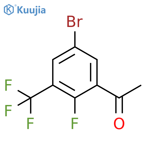 5’-Bromo-2’-fluoro-3’-
(trifluoromethyl)acetophenone structure