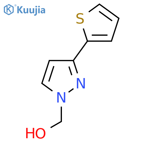 (3-(Thiophen-2-yl)-1H-pyrazol-1-yl)methanol structure