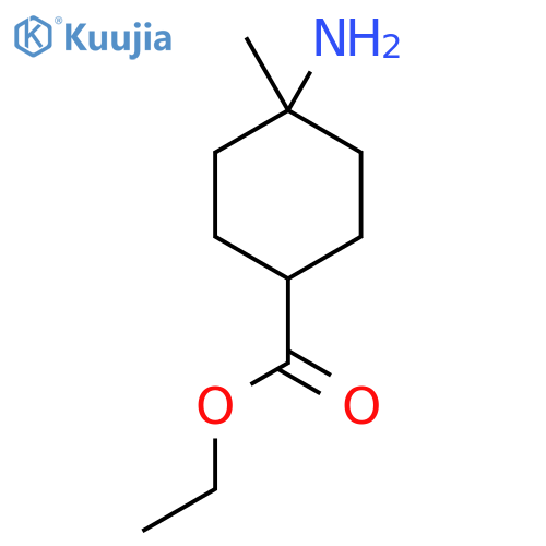 Ethyl 4-amino-4-methylcyclohexane-1-carboxylate structure