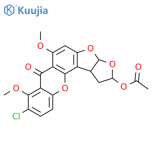 Sterigmatocystin; 9-Chloro, 1,2-dihydro, 2S-acetoxy, 8-Me ether structure