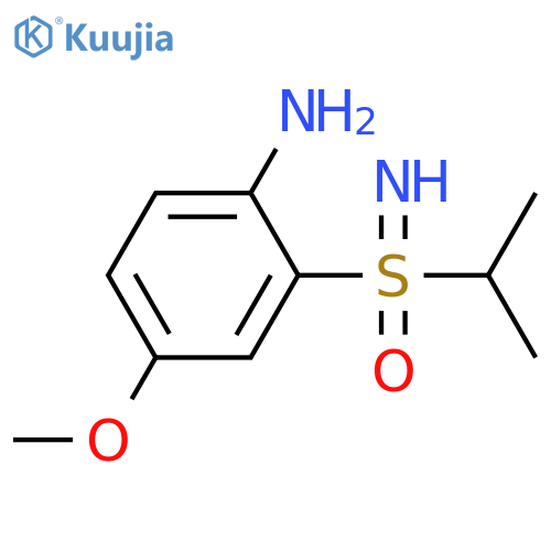 (2-amino-5-methoxyphenyl)(imino)(propan-2-yl)-lambda6-sulfanone structure