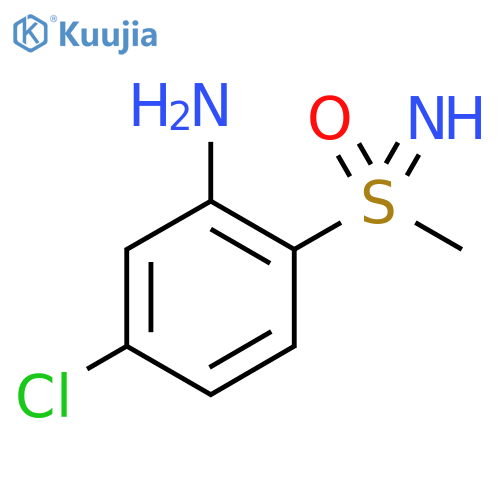 (2-amino-4-chlorophenyl)(imino)methyl-lambda6-sulfanone structure