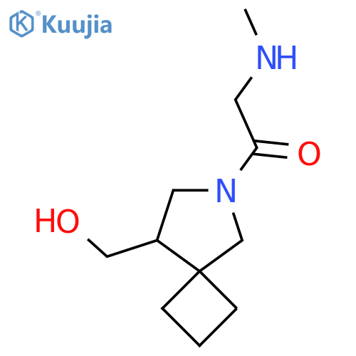 1-(8-(Hydroxymethyl)-6-azaspiro[3.4]octan-6-yl)-2-(methylamino)ethan-1-one structure