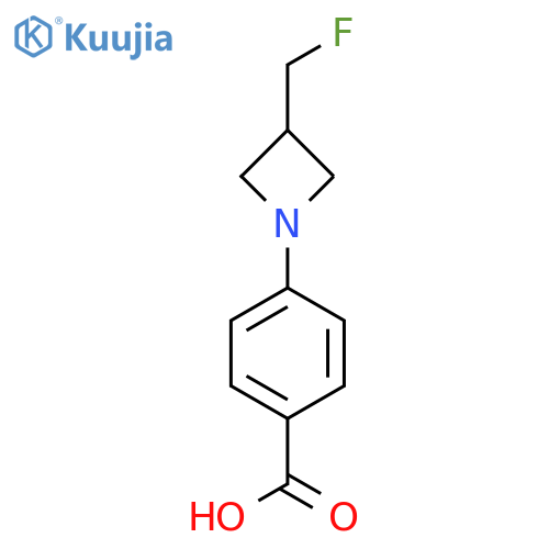 4-(3-(Fluoromethyl)azetidin-1-yl)benzoic acid structure