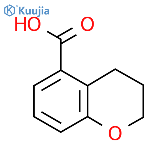 3,4-dihydro-2H-1-benzopyran-5-carboxylic acid structure