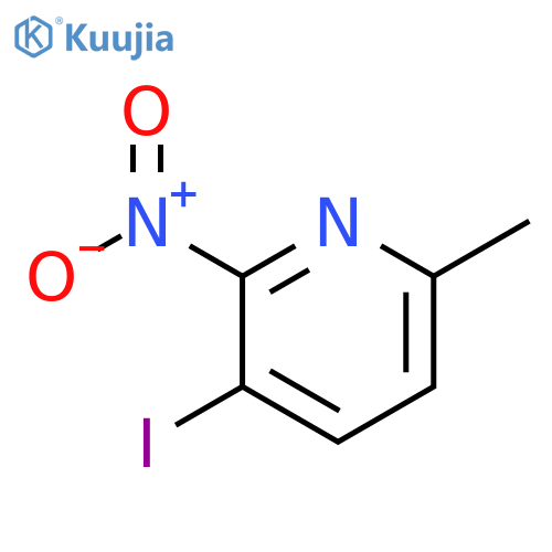 3-iodo-6-methyl-2-nitropyridine structure