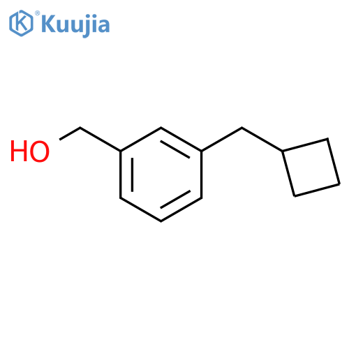 3-(cyclobutylmethyl)phenylmethanol structure