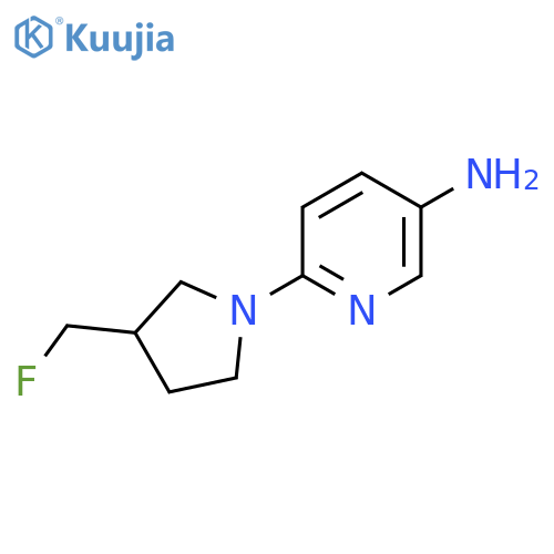 6-(3-(Fluoromethyl)pyrrolidin-1-yl)pyridin-3-amine structure