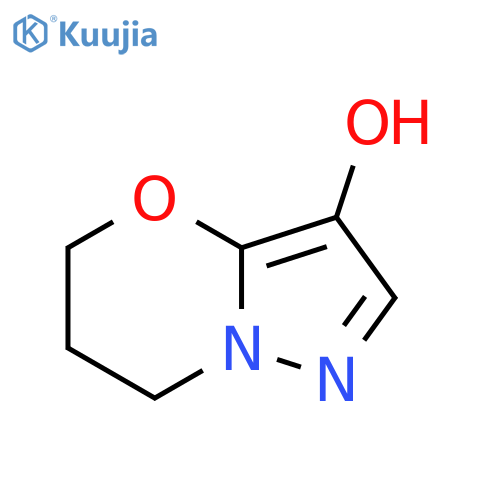 6,7-dihydro-5H-pyrazolo[5,1-b][1,3]oxazin-3-ol structure