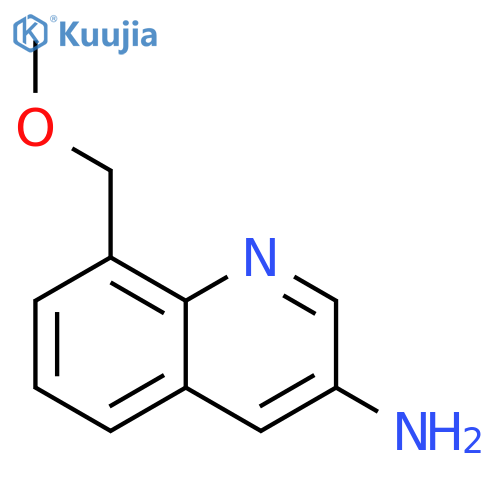 3-Quinolinamine, 8-(methoxymethyl)- structure