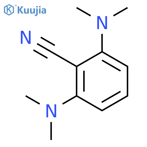 Benzonitrile, 2,6-bis(dimethylamino)- structure