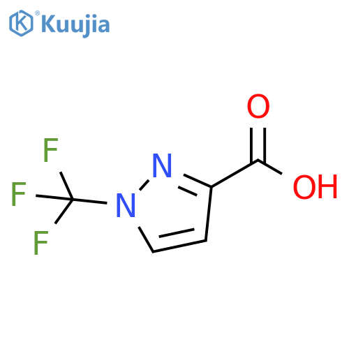 1-(trifluoromethyl)pyrazole-3-carboxylic acid structure