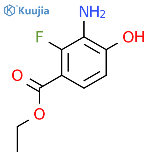Ethyl 3-amino-2-fluoro-4-hydroxybenzoate structure