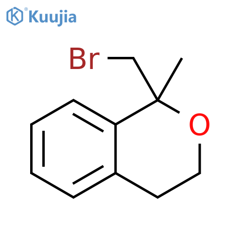 1-(bromomethyl)-1-methyl-3,4-dihydro-1H-2-benzopyran structure