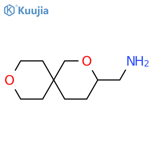 {2,9-dioxaspiro[5.5]undecan-3-yl}methanamine structure