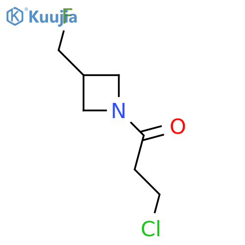 3-Chloro-1-(3-(fluoromethyl)azetidin-1-yl)propan-1-one structure