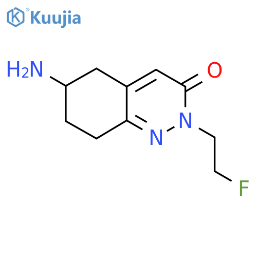 6-Amino-2-(2-fluoroethyl)-5,6,7,8-tetrahydrocinnolin-3(2H)-one structure