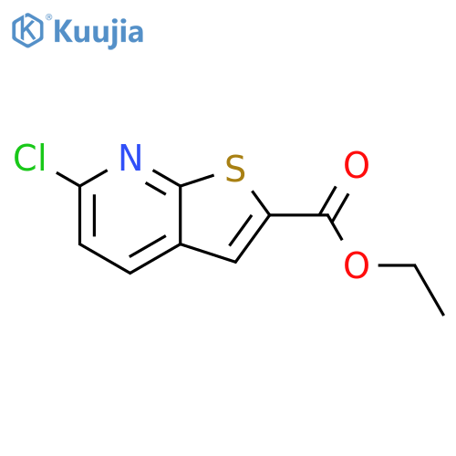 ethyl 6-chlorothieno2,3-bpyridine-2-carboxylate structure