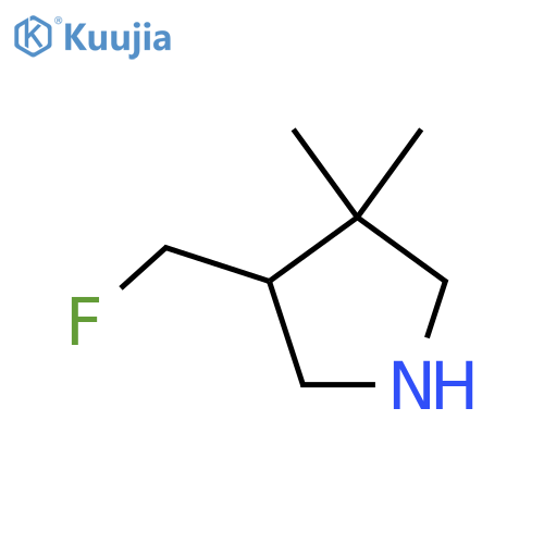 4-(Fluoromethyl)-3,3-dimethylpyrrolidine structure