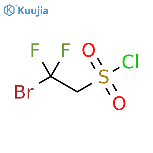 2-bromo-2,2-difluoroethane-1-sulfonyl chloride structure