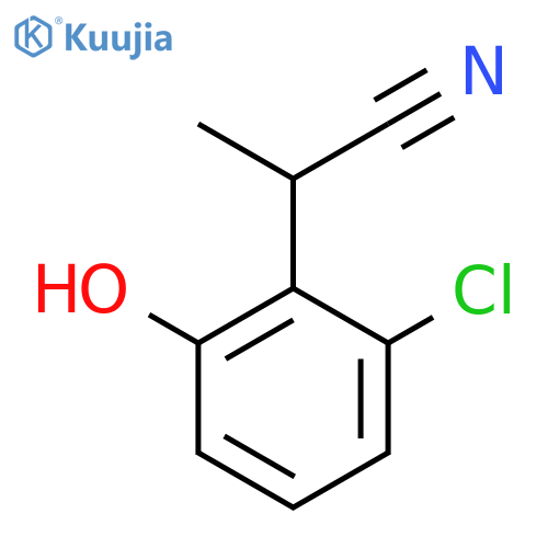 2-(2-Chloro-6-hydroxyphenyl)propanenitrile structure