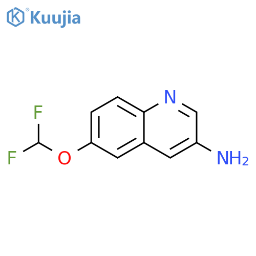 6-(Difluoromethoxy)quinolin-3-amine structure
