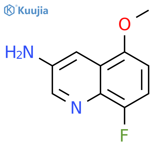 8-Fluoro-5-methoxyquinolin-3-amine structure
