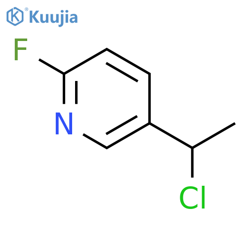 5-(1-Chloroethyl)-2-fluoropyridine structure