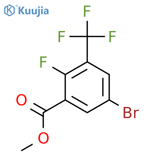 Methyl 5-bromo-2-fluoro-3-(trifluoromethyl)benZoate structure