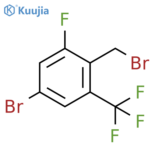 4-Bromo-2-fluoro-6-(trifluoromethyl)benzyl bromide structure