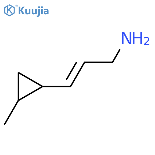 3-(2-methylcyclopropyl)prop-2-en-1-amine structure