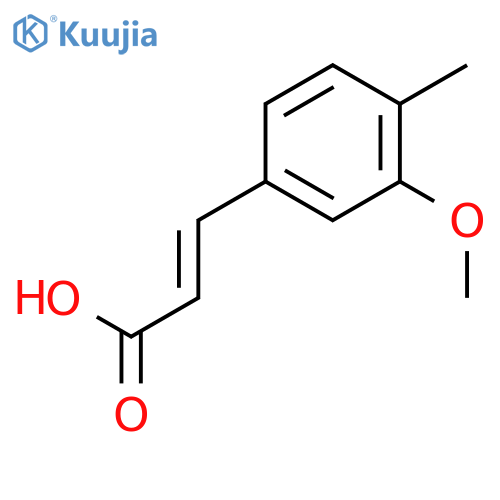 3-(3-Methoxy-4-methylphenyl)acrylic acid structure