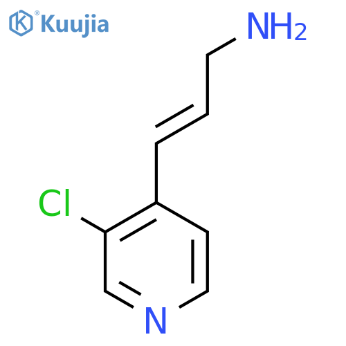 3-(3-chloropyridin-4-yl)prop-2-en-1-amine structure