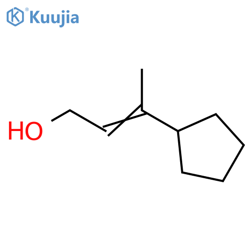 2-Buten-1-ol, 3-cyclopentyl- structure