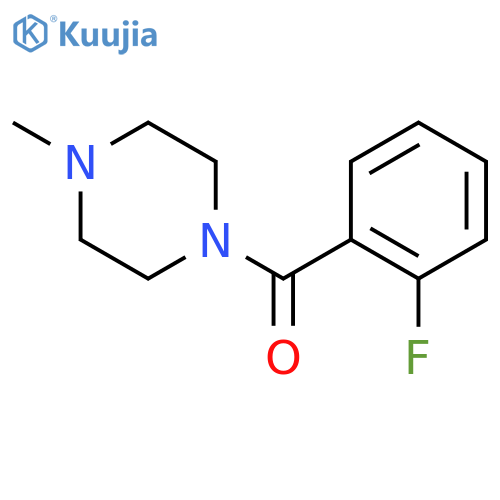 (2-Fluorophenyl)(4-methylpiperazin-1-yl)methanone structure