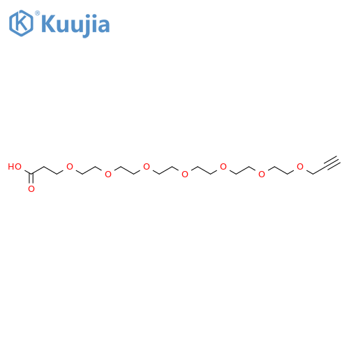 Propargyl-PEG7-acid structure