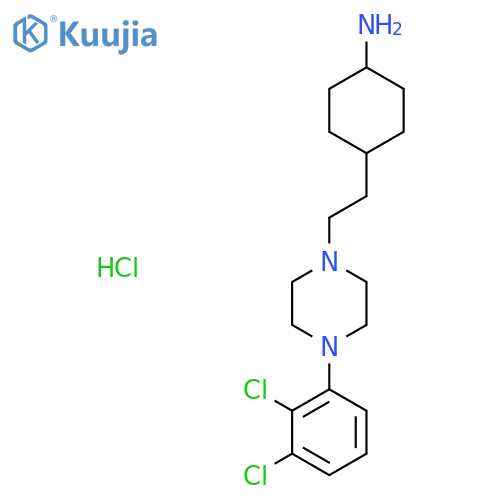 (1R,4R)-4-(2-(4-(2,3-Dichlorophenyl)piperazin-1-yl)ethyl)cyclohexanamine Hydrochloride structure