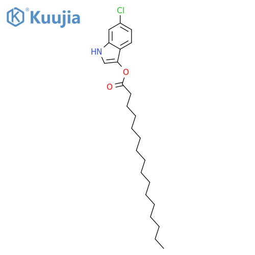 6-chloro-3-indoxyl palmitate structure
