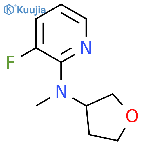 3-fluoro-N-methyl-N-(oxolan-3-yl)pyridin-2-amine structure