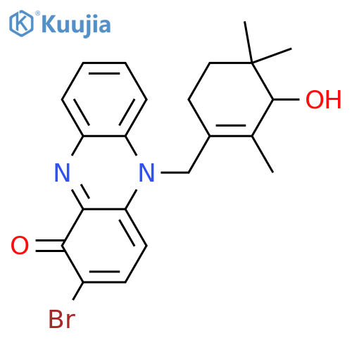 Lavanducyanin; 2-Bromo, 14ξ-hydroxy structure