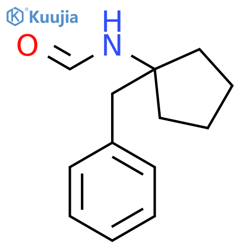 N-(1-benzylcyclopentyl)formamide structure