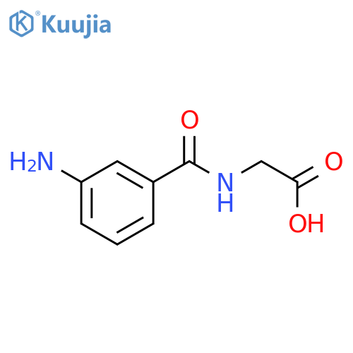 2-(3-aminophenyl)formamidoacetic acid structure